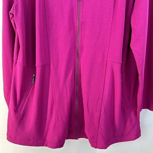 Soft Surroundings Long Sleeve Full Zip Saffron Jacket - Picture 4 of 12